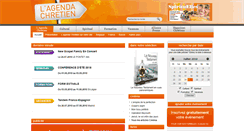 Desktop Screenshot of l-agenda-chretien.com
